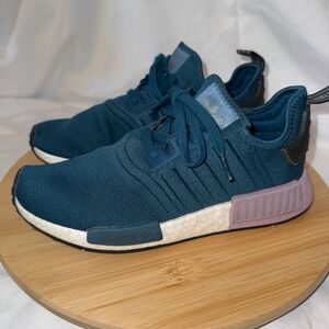 Adidas NMD R1 Real Teal‎ Orchid Purple Womens Running Shoes EE5171 Size 8.5